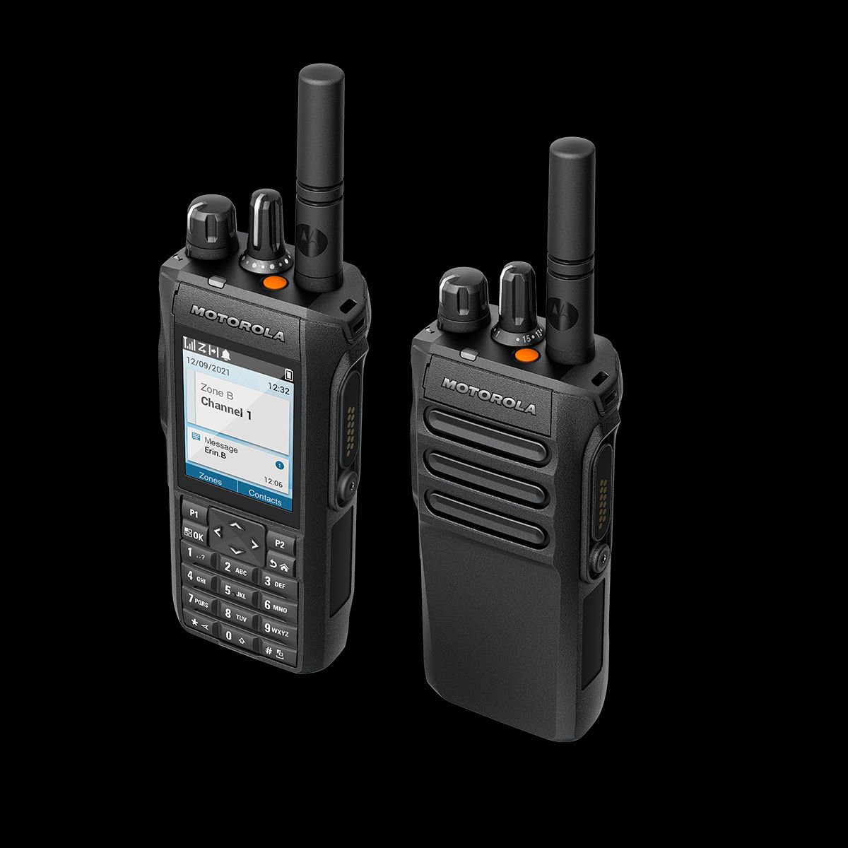 MOTOROLA - RADIO PORTATIL MOTOROLA R7 VHF CON PANTALLA