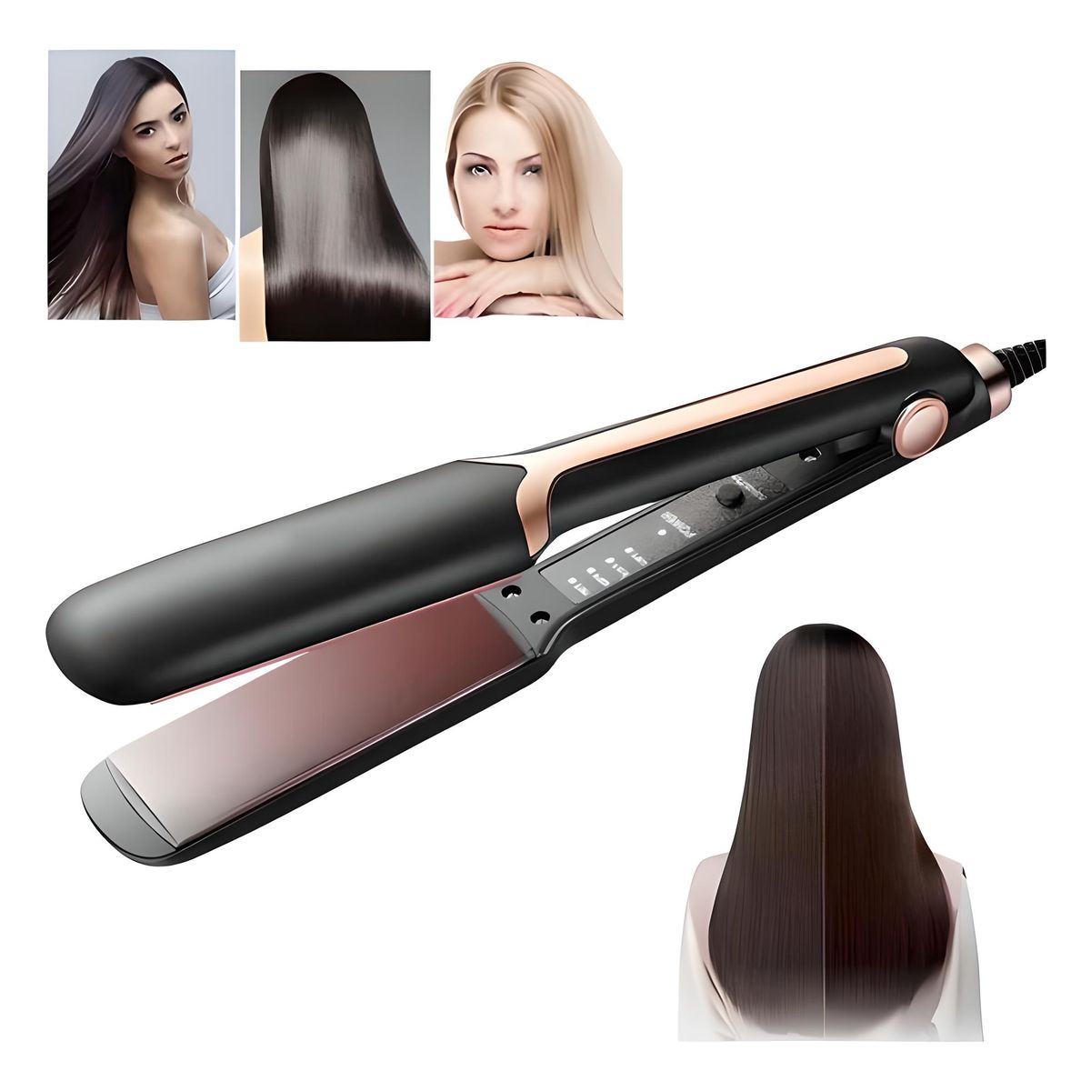 GENERICO - PLANCHA ALISADORA DE CERÁMICA PARA CABELLO