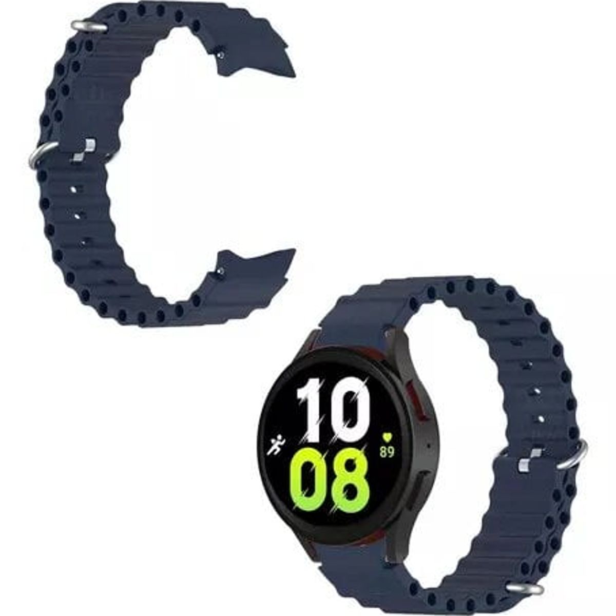 GENERICO - Correa Corrugada Samsung Watch 6 - Azul