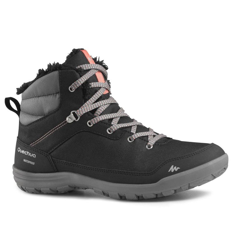 QUECHUA - Zapatilla Botin Mujer Waterproof Quechua para nieve SH100 - Negro - 37