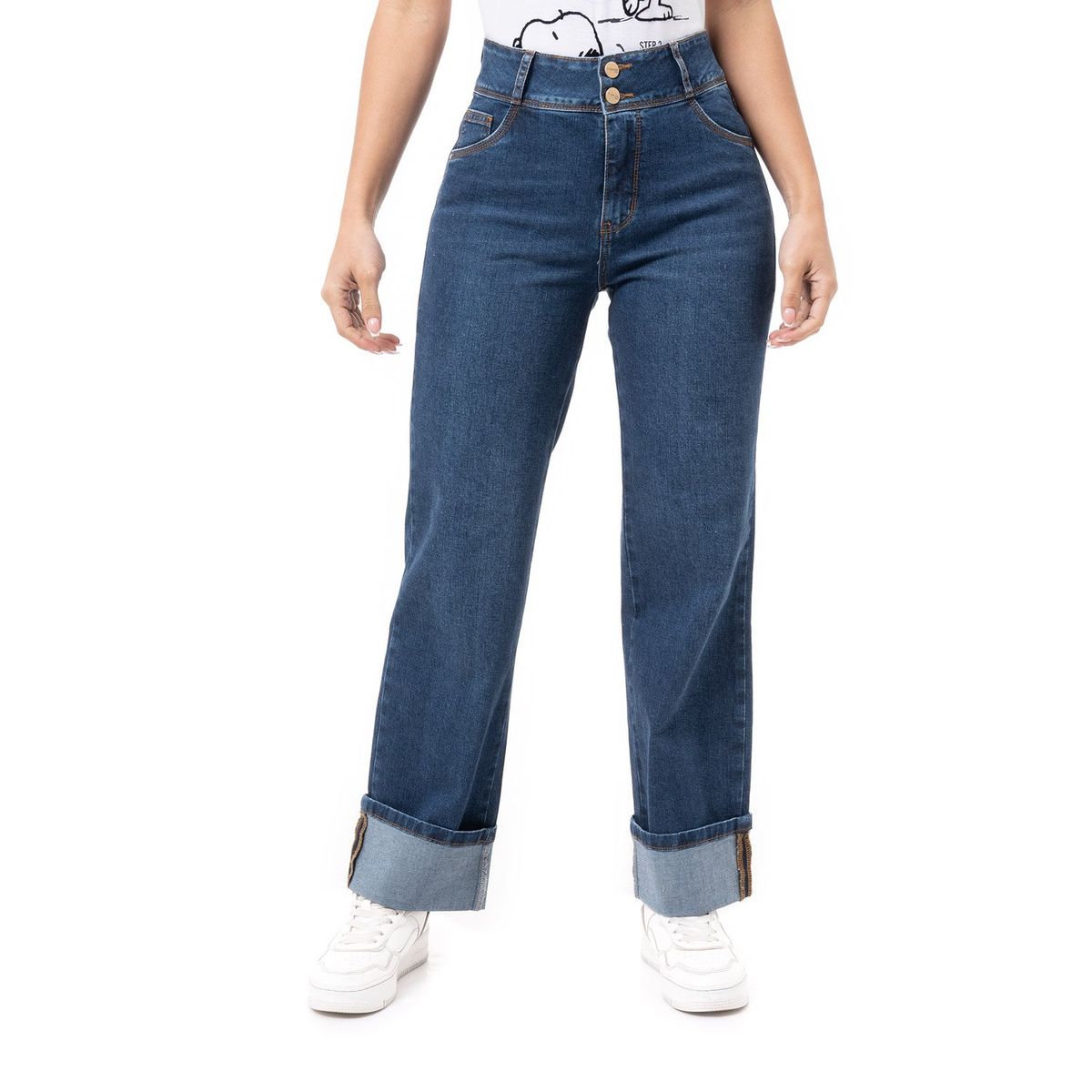 PIONIER - Pantalon Denim Stretch Mujer Nelih Pionier