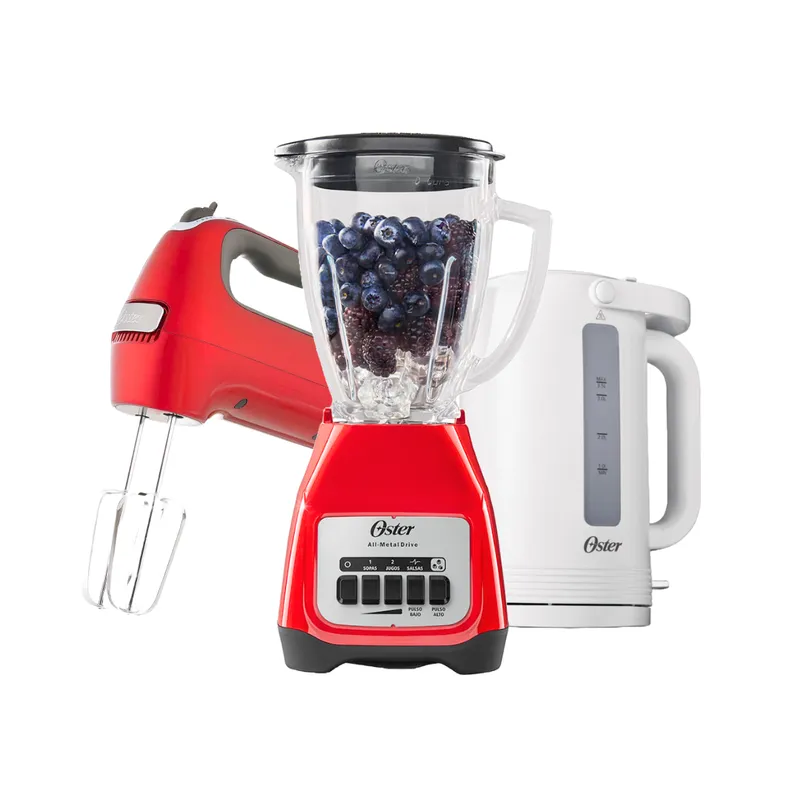 OSTER - Combo OSTER Licuadora Batidora y Hervidor