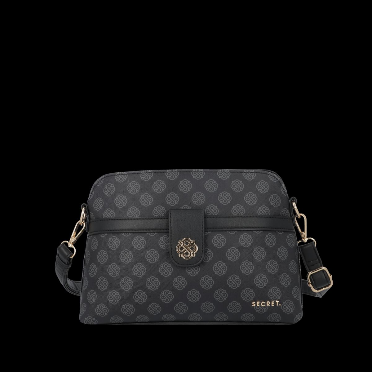 SECRET - Cartera Orleans Mediana Black