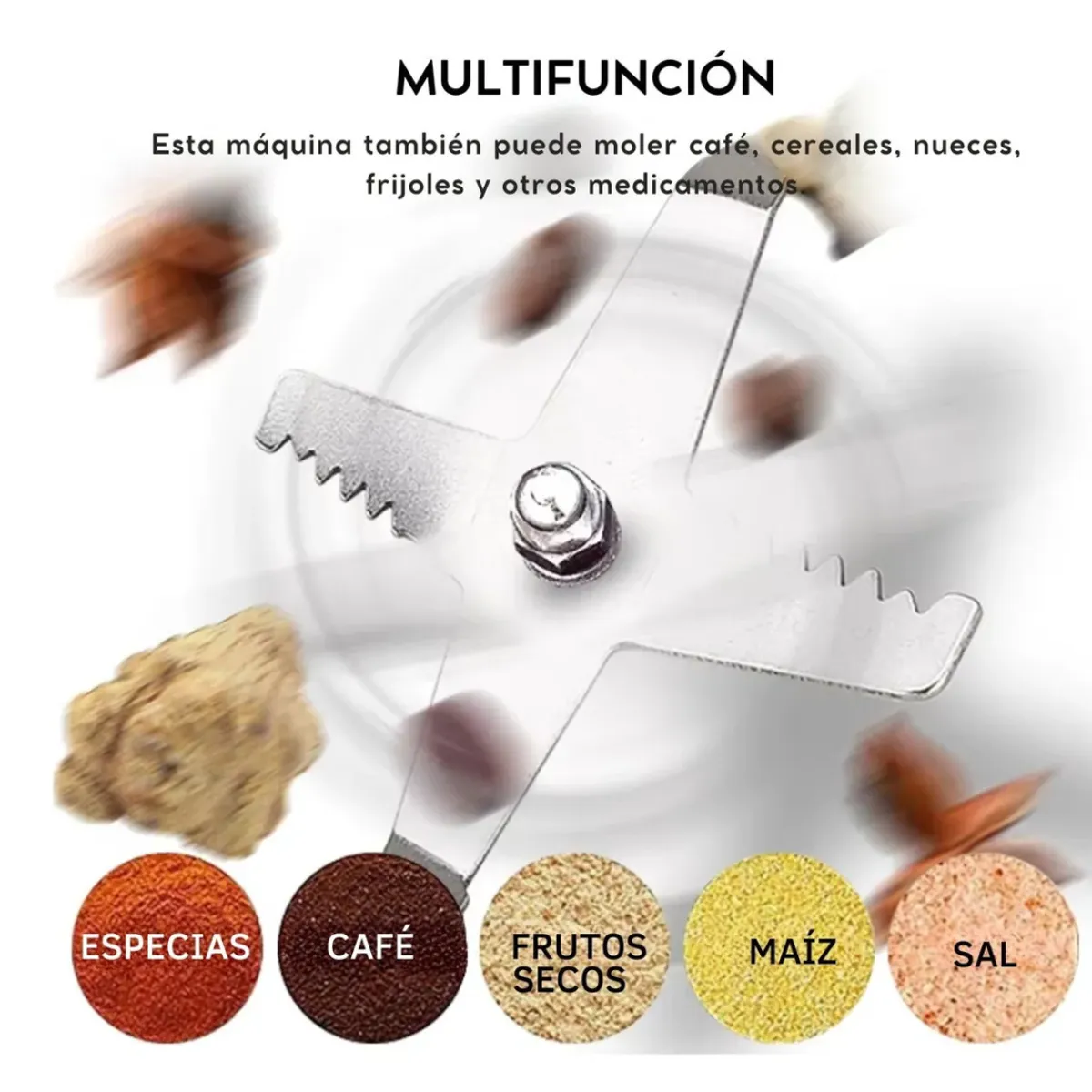 OEM - Molinillo de 4 Aspas Triturador de Café y otros Granos RAF