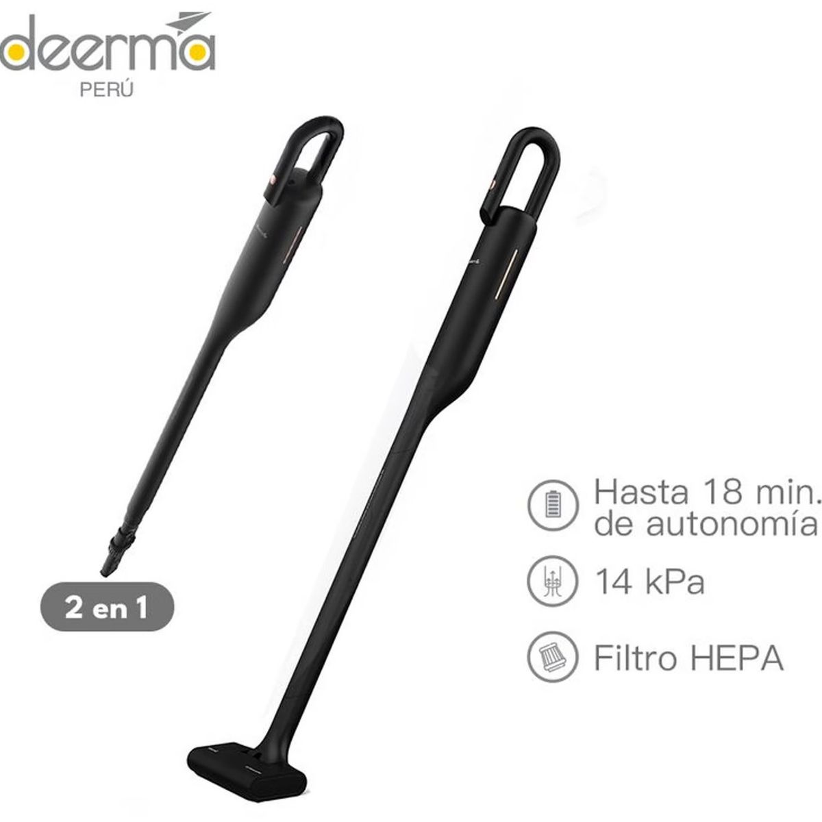 DEERMA - Aspiradora Inalámbrica Deerma 2 en 1 VC03S