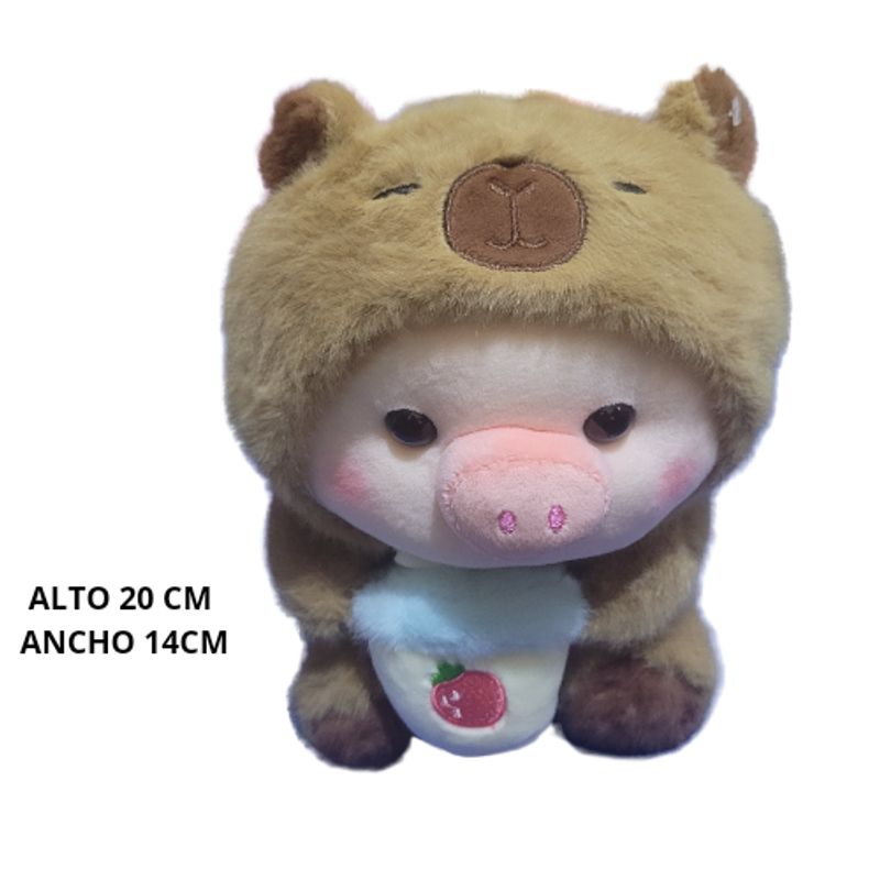 GENERICO - Cerdito disfrazado de capybara