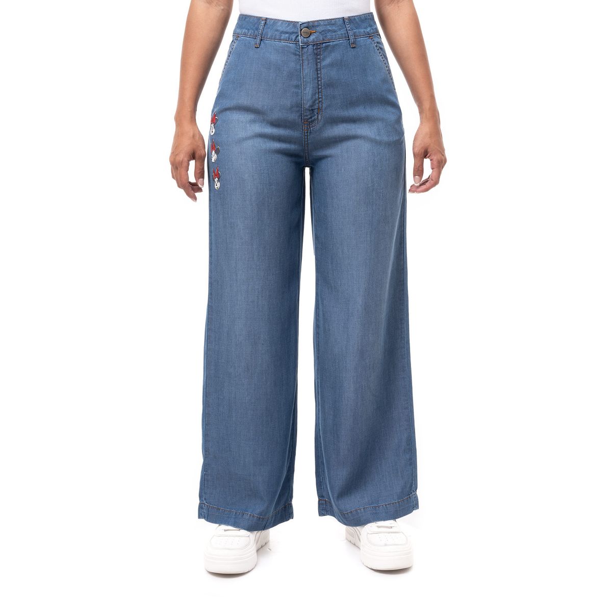 PIONIER - Pantalon Denim Mujer Fleur-Disney Pionier