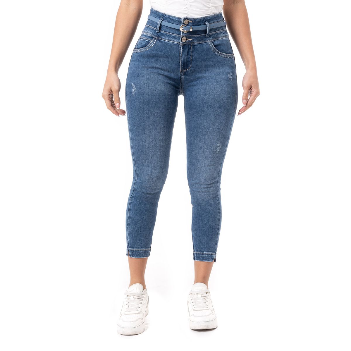 PIONIER - Pantalon Denim Stretch Mujer Dixem Pionier