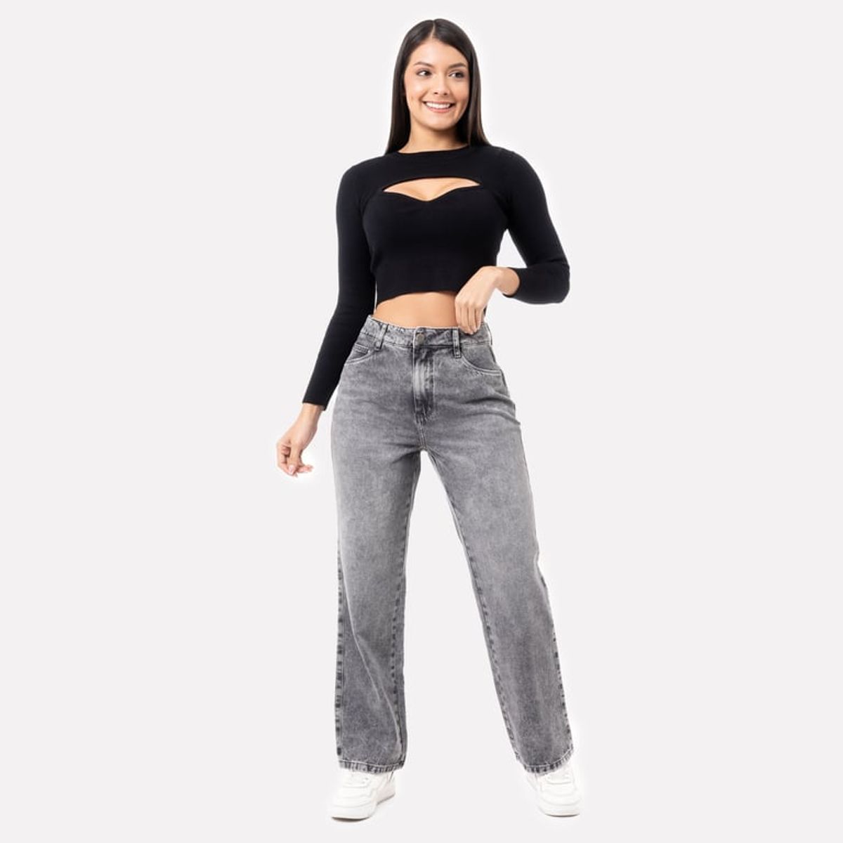 PIONIER - Pantalon Denim Mujer Deyam Pionier