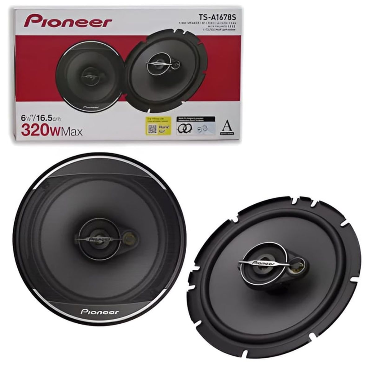 PIONEER - Parlantes Redondos Pioneer 320w 3 Vías Ts-a1678s