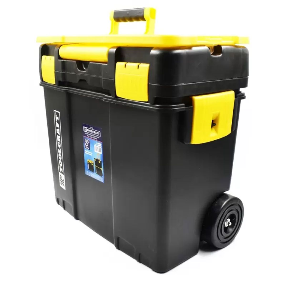 TOOLCRAFT - Caja de Herramientas Plástica con Ruedas 25Pulg Toolcraft