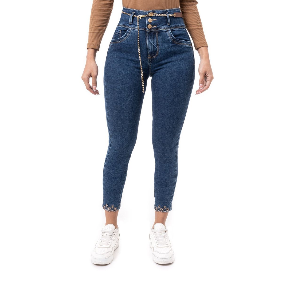 PIONIER - Pantalon Denim Stretch Mujer Dainah Pionier