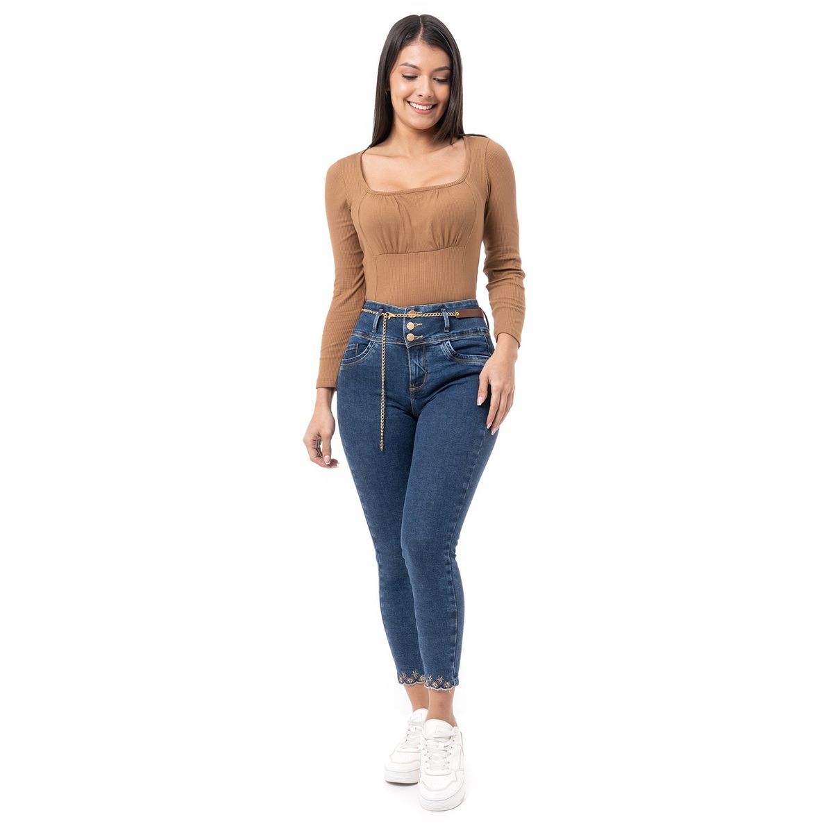 PIONIER - Pantalon Denim Stretch Mujer Dainah Pionier