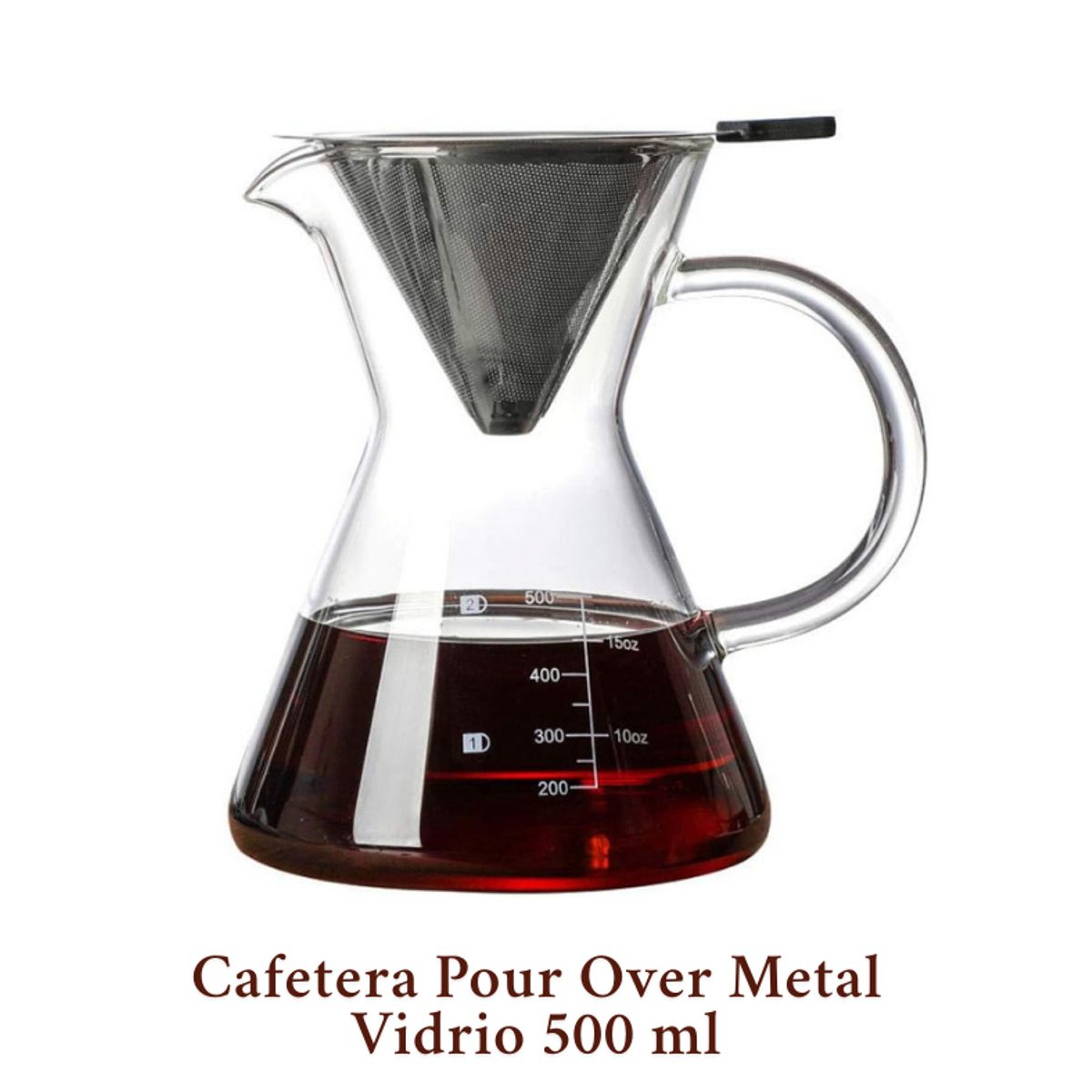 GENERICO - Cafetera de goteo manual 500 ml