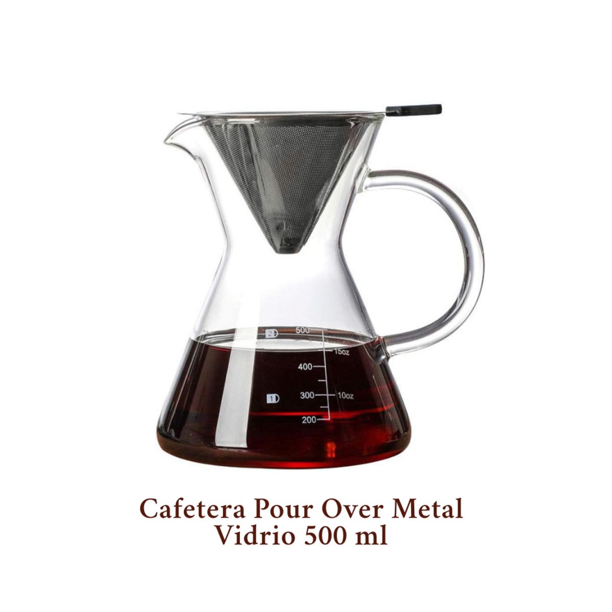 GENERICO - Cafetera de goteo manual 500 ml