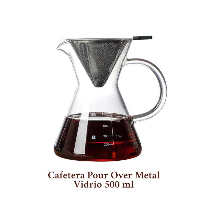GENERICO - Cafetera de goteo manual 500 ml