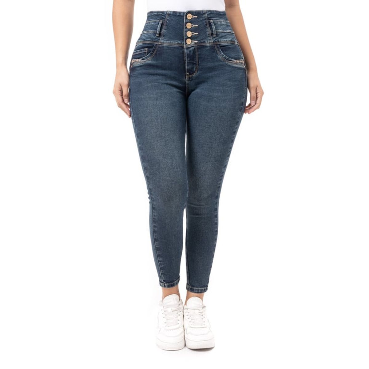 PIONIER - Pantalon Denim Stretch Mujer Celmah Pionier
