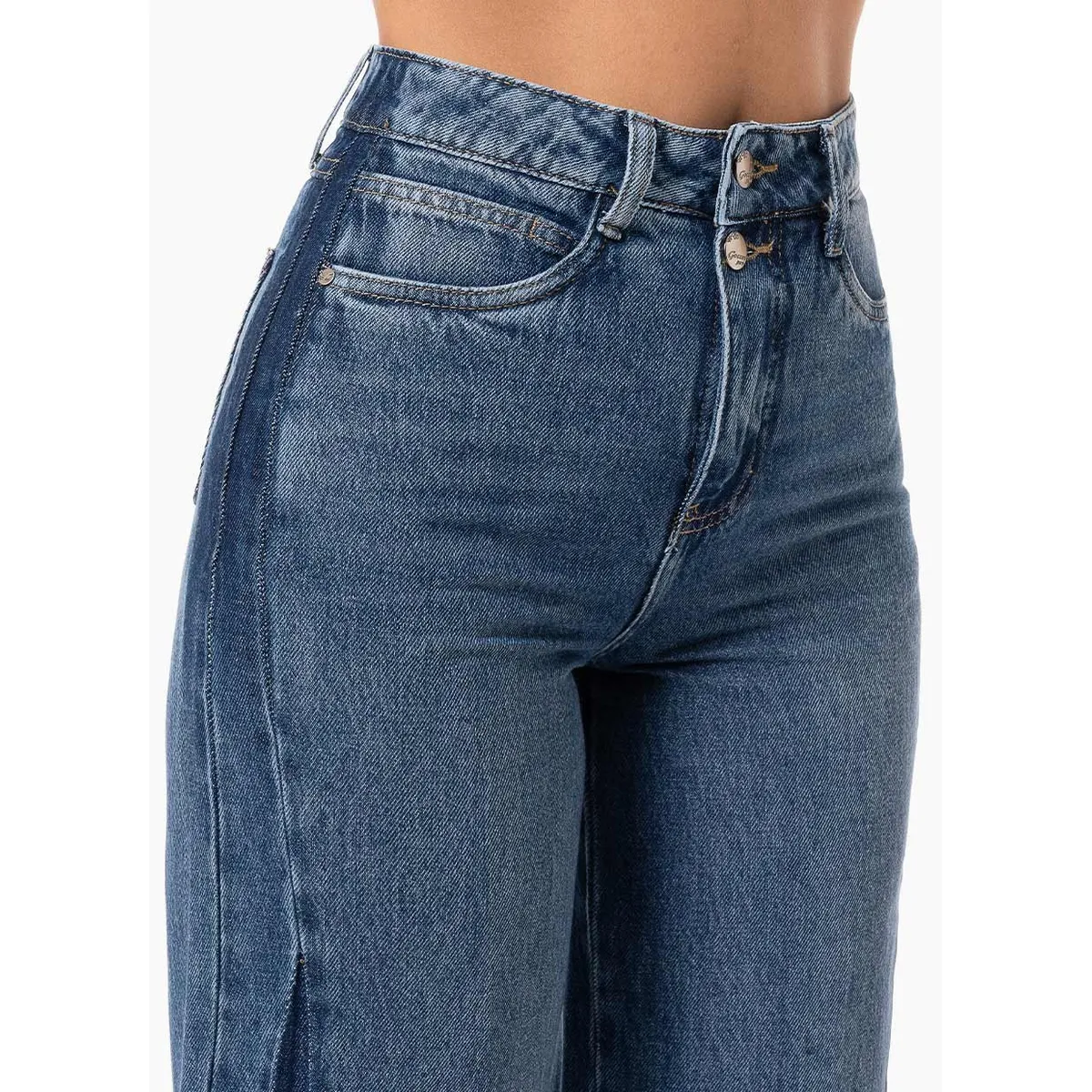 GOCCOS - Pantalon Denim Mujer Catuxa Goccos
