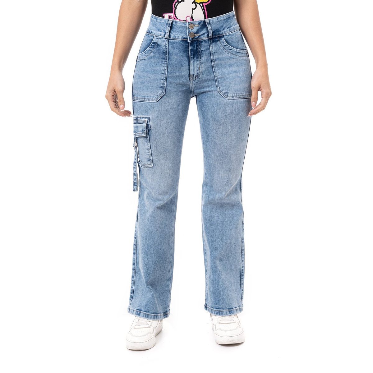PIONIER - Cargo Denim Stretch Mujer Briannah Pionier