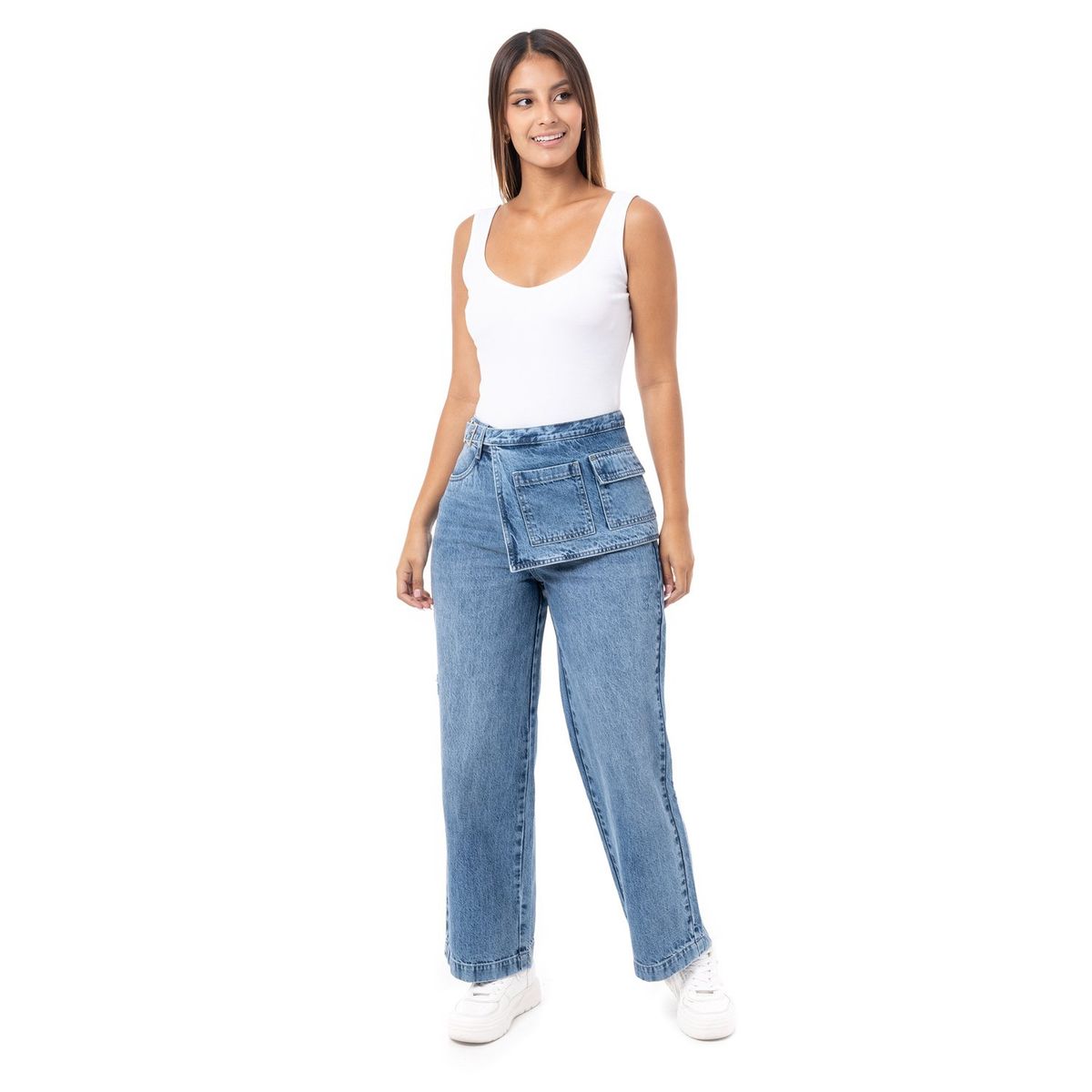 PIONIER - Pantalon Denim Mujer Balem Pionier