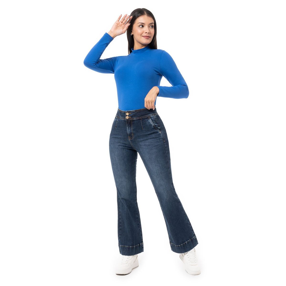 PIONIER - Pantalon Denim Stretch Mujer Amamdi Pionier