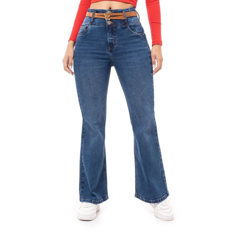 PIONIER - Pantalon Denim Stretch Mujer Alizah Pionier