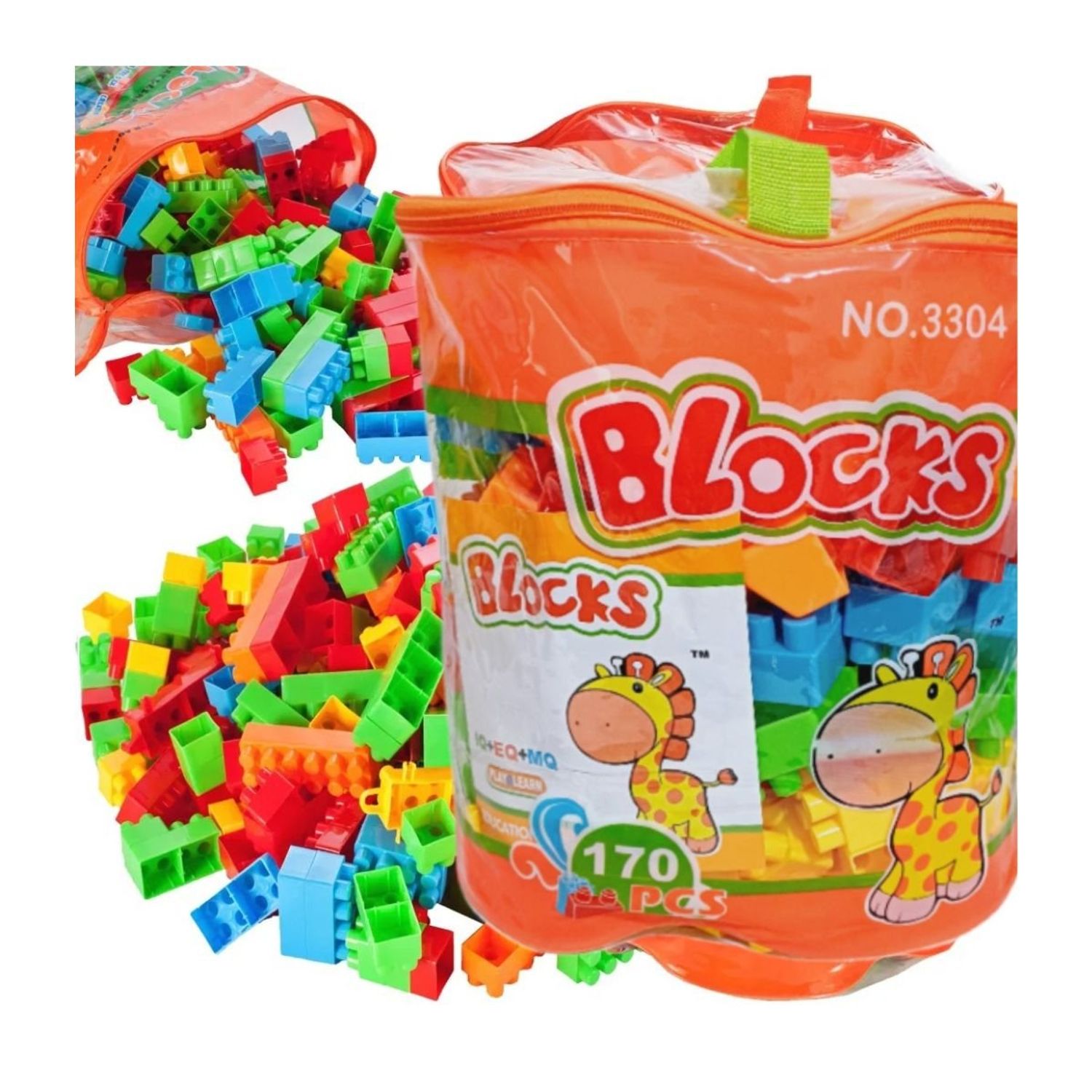 Juego De Bloques De Construccion 170 Pcs Para Niños GENERICO