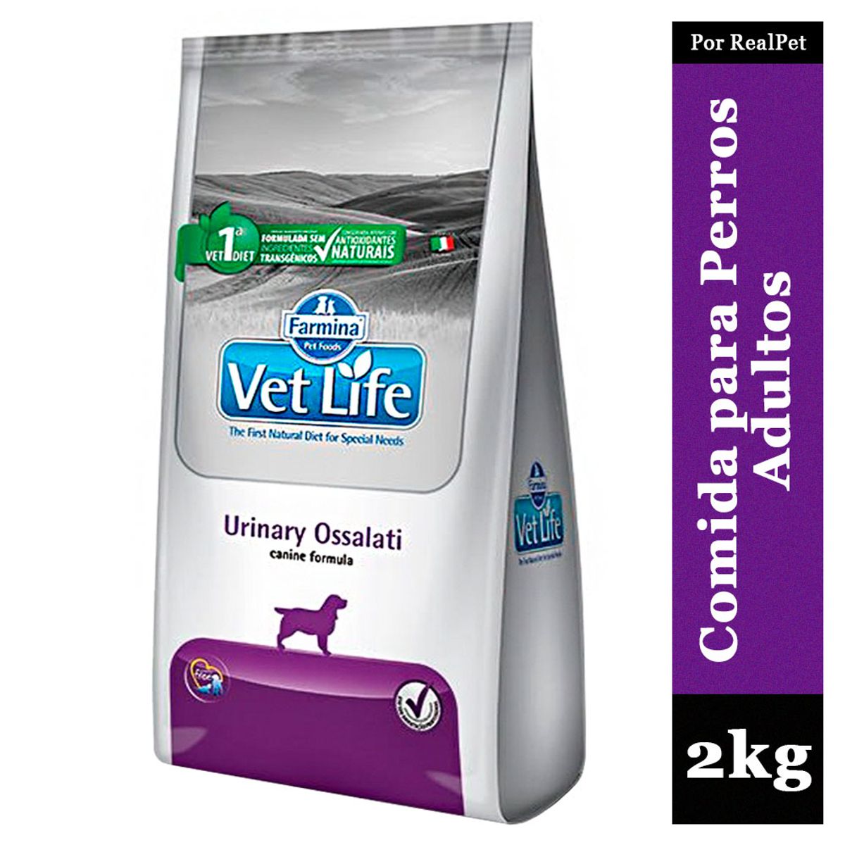 VETLIFE - Comida para Perro Vet Life Urinary Ossalati 2 kg