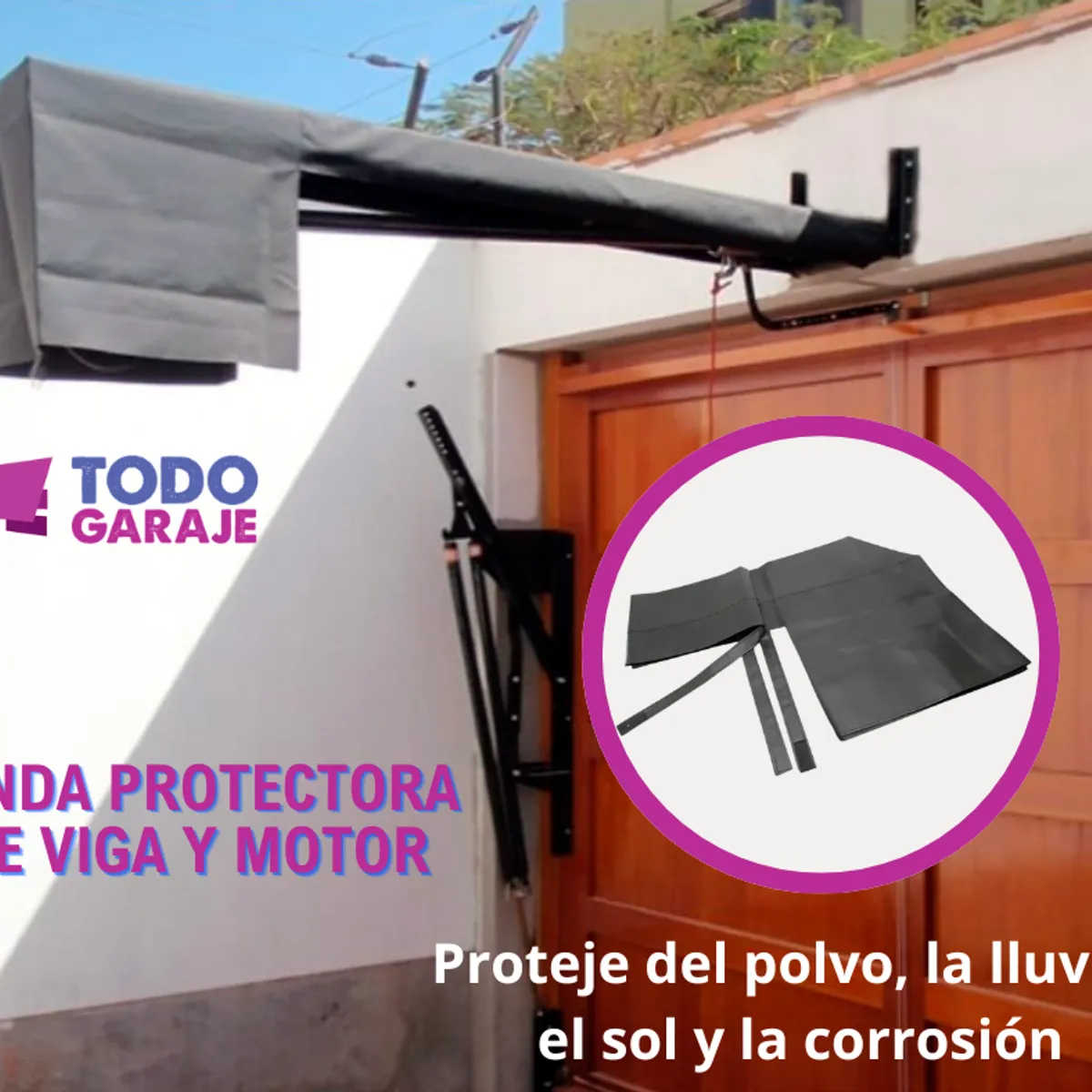 GENERICO - Funda para Motor Puerta Garaje Levadiza
