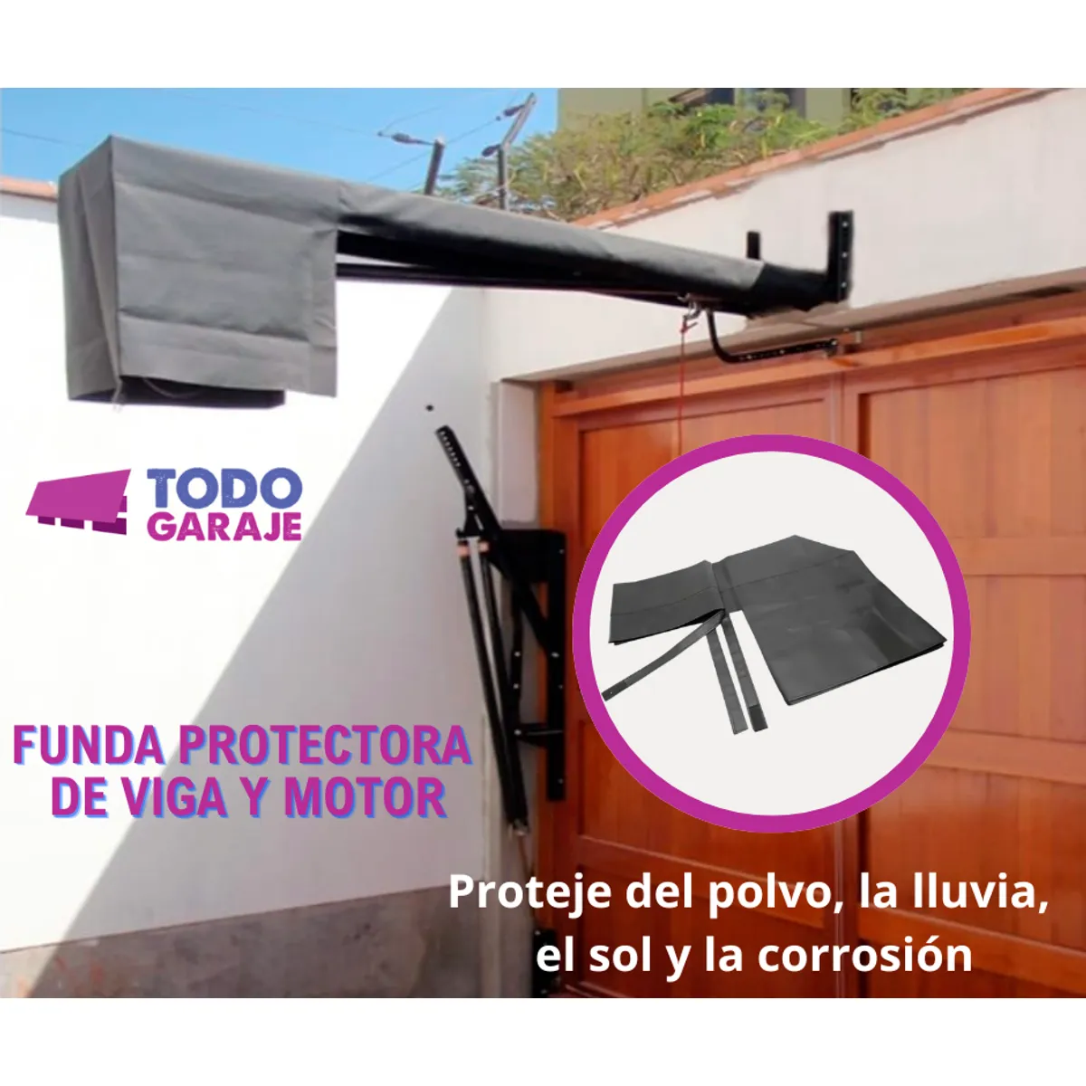 GENERICO - Funda para Motor Puerta Garaje Levadiza