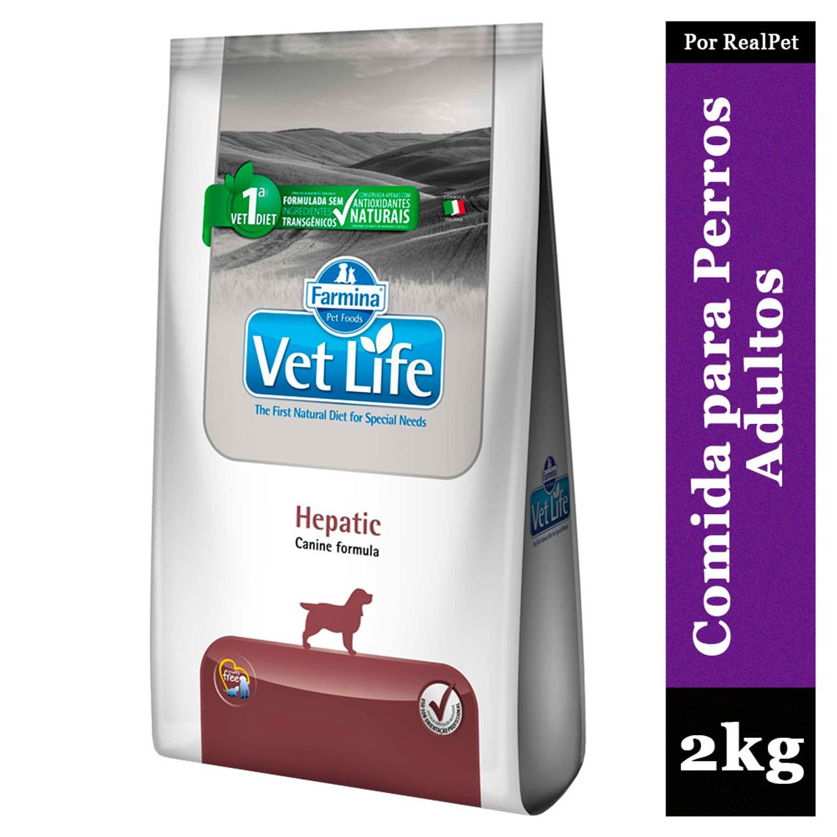 VETLIFE - Comida para Perro Hepatico Vet Life Hepatic 2 kg