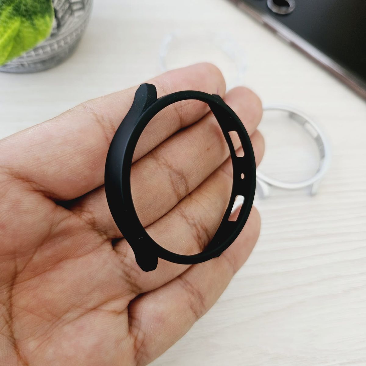 GENERICO - Case Bumper para SAMSUNG GALAXY WATCH FE - Negro