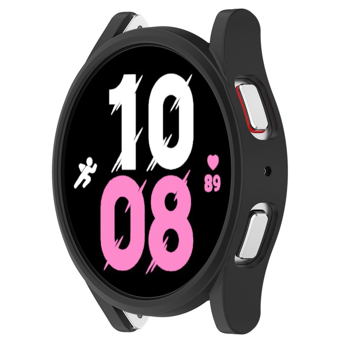 GENERICO - Case Bumper para SAMSUNG GALAXY WATCH 7 de 44mm - Negro