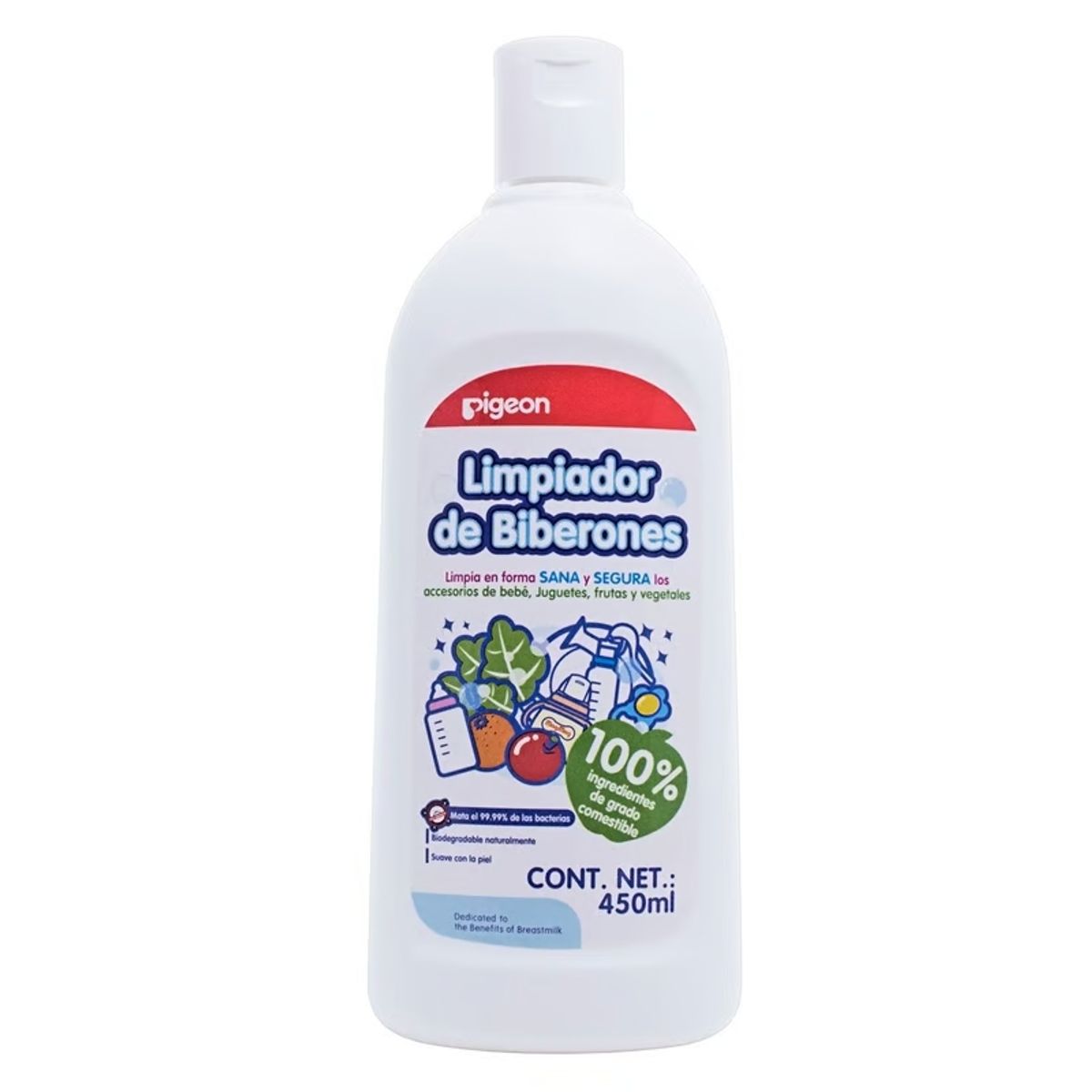PIGEON - Limpiador de biberones y alimentos Pigeon 12957 450 ml