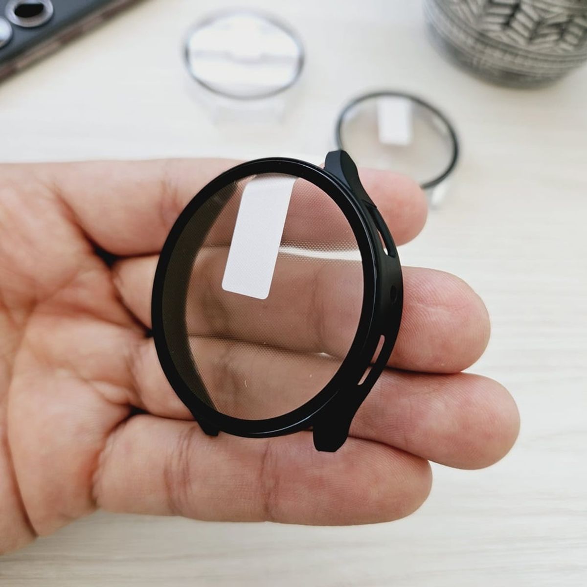 GENERICO - Case Funda 360 para SAMSUNG GALAXY WATCH FE - Negro