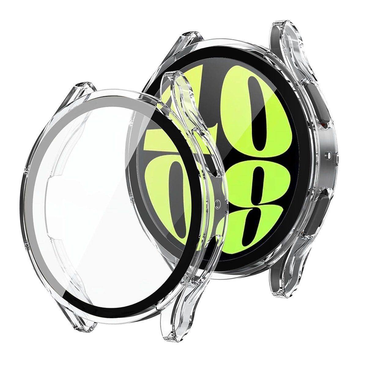 GENERICO - Case Funda 360 para SAMSUNG GALAXY WATCH 7 de 40mm - Transparente
