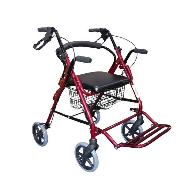 GENERICO - Andador de aluminio plegable con cesta Ortopedico