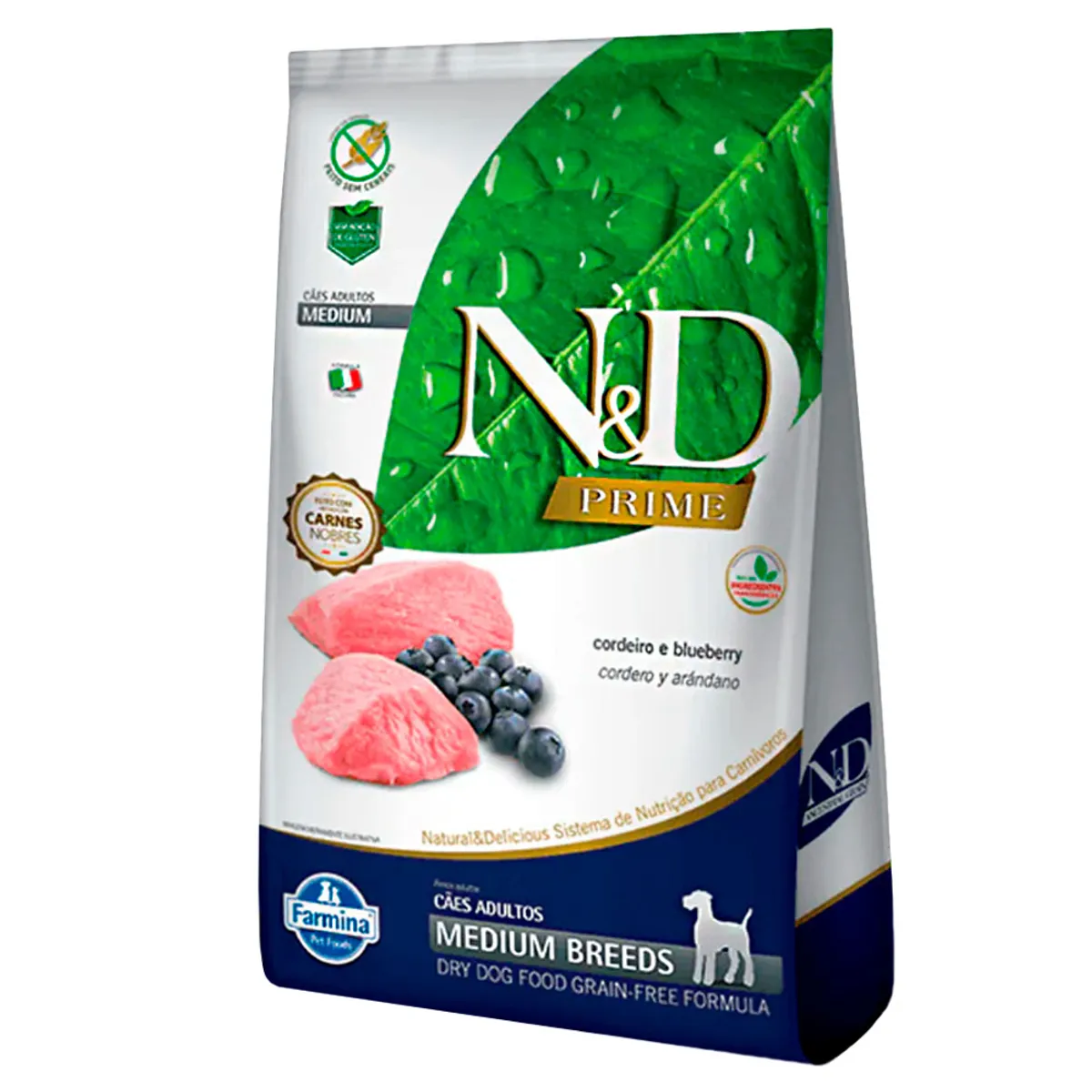 N&D - Comida para Perro Adulto Mediano N&D Cordero Arándano 10 kg