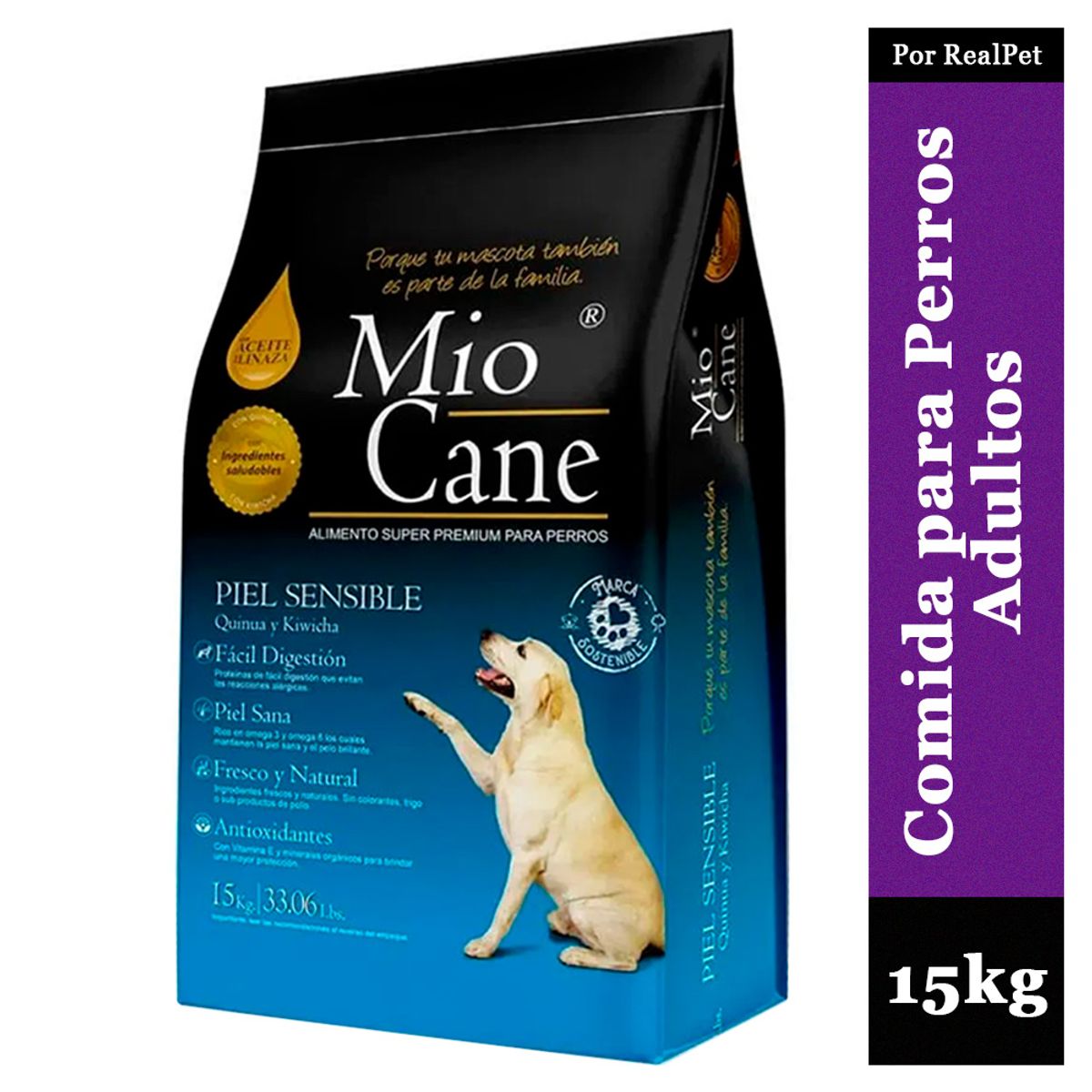 MIO CANE - Comida para Perro Mio Cane Super Premium Piel Sensible 15 kg