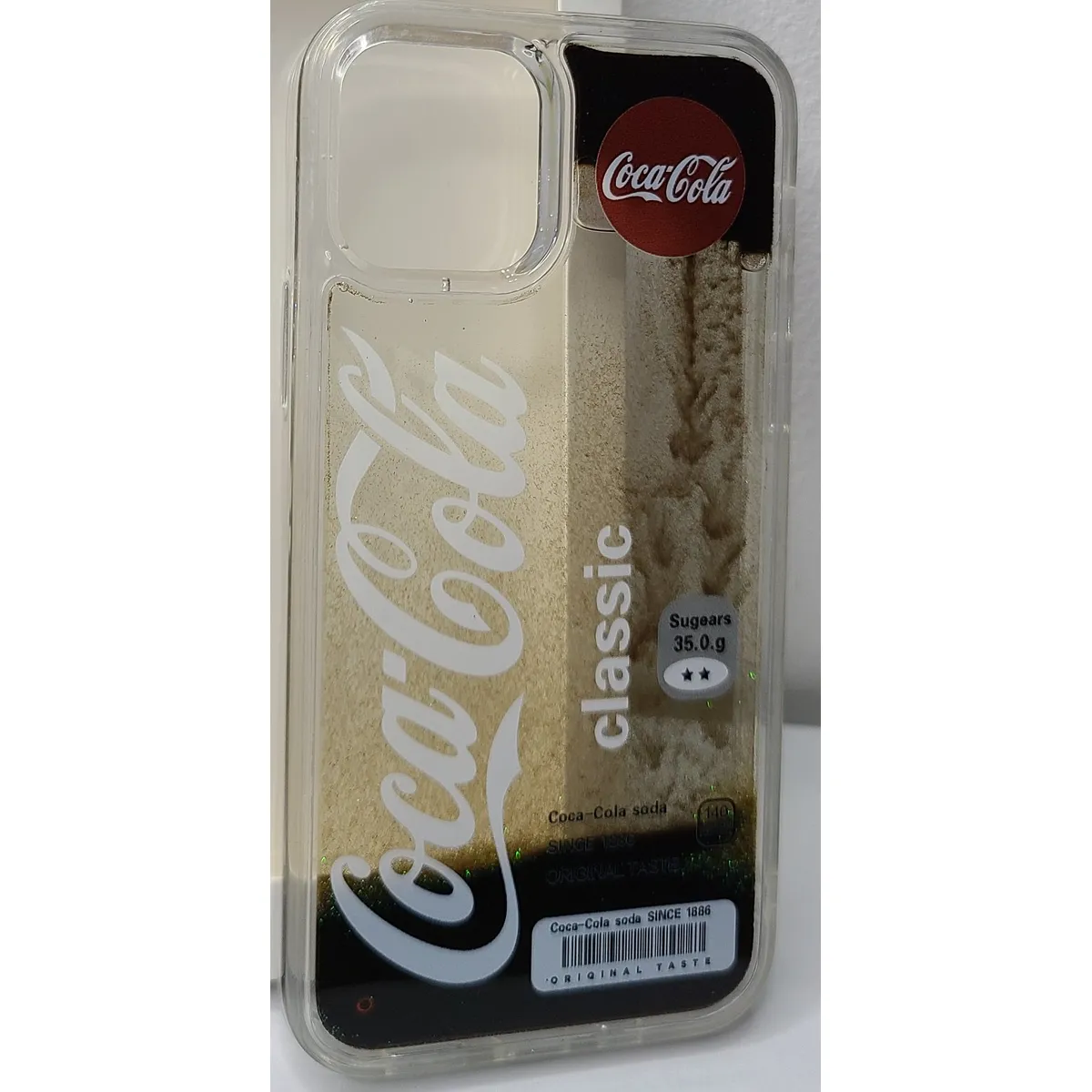 GENERICO - Case Transparente de marca de Gaseosa de Silicona  para Iphone 12