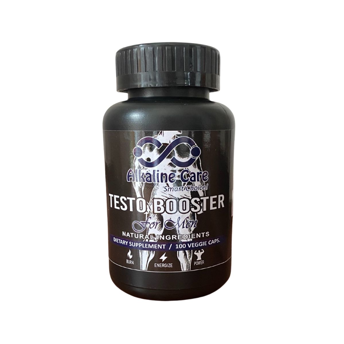 ALKALINE CARE - Testo Booster 100 Cápsulas (Potenciador Sexual Natural)