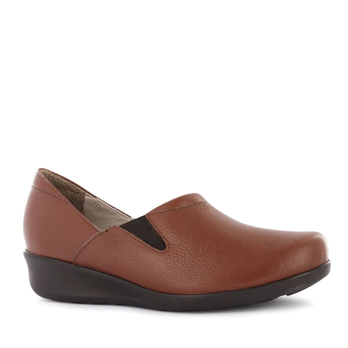 ECCO - Zapatos Slip On Mujer Ecco Antonia61 Castaño Cuero Natural
