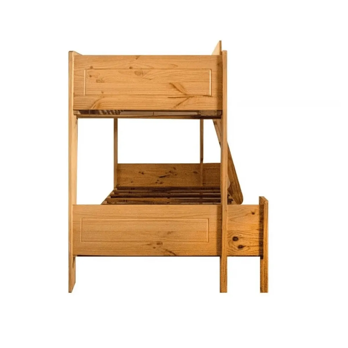 MUEBLES MACRUMO - Camarote Mixto  Pino de 1"x 6" Apanelado+ Acabado Barniz