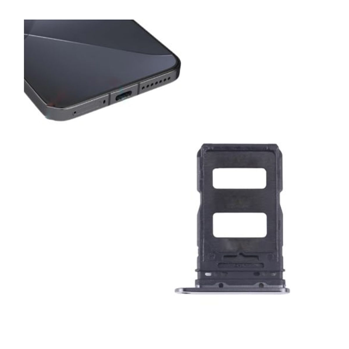 GENERICO - Repuesto Bandeja SIM Xiaomi 14 Ultra Color NEGRO