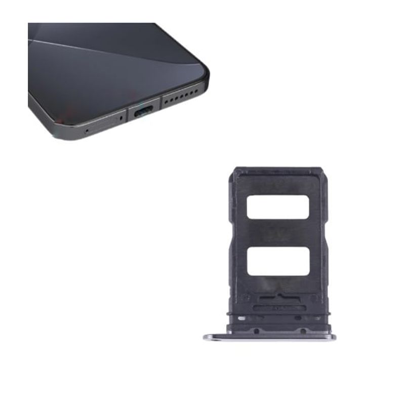 GENERICO - Repuesto Bandeja SIM Xiaomi 14 Ultra Color NEGRO