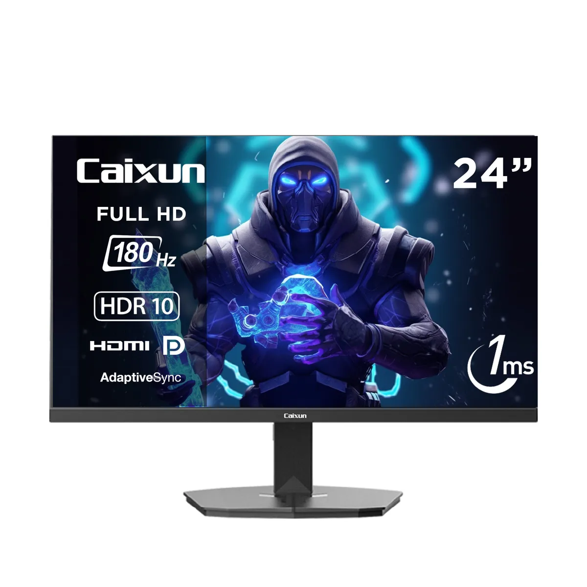 CAIXUN - Monitor Gamer Plano Caixun 24 FHD VA 180Hz sRGB110% HDMI DP C24F4F