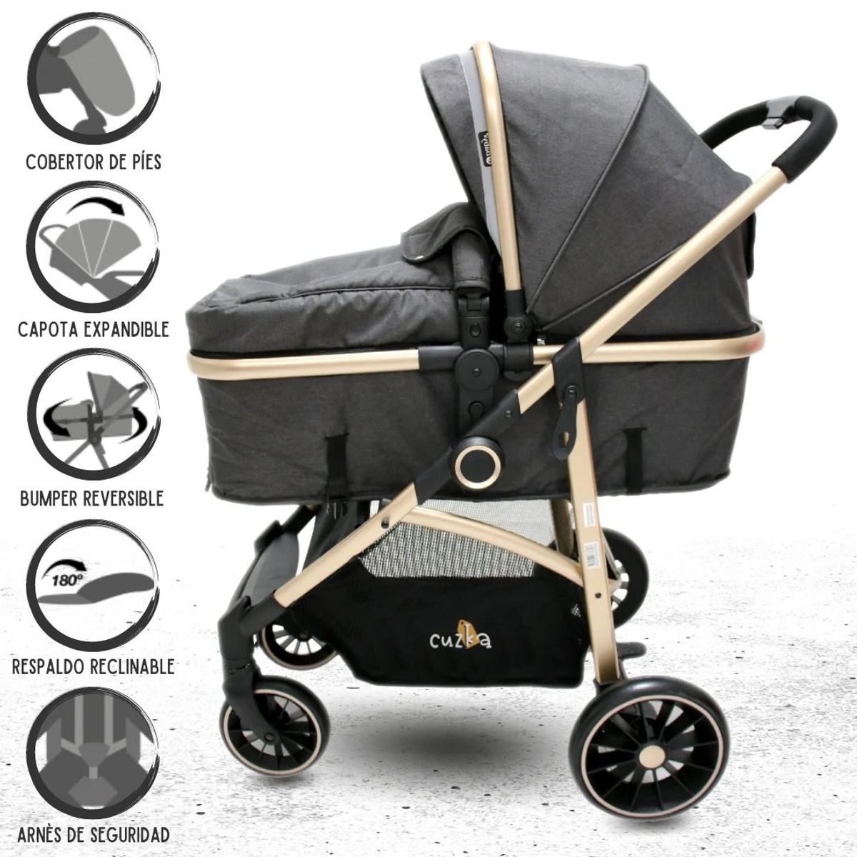EBABY - Coche de Paseo CARRI DELUXE  EB129