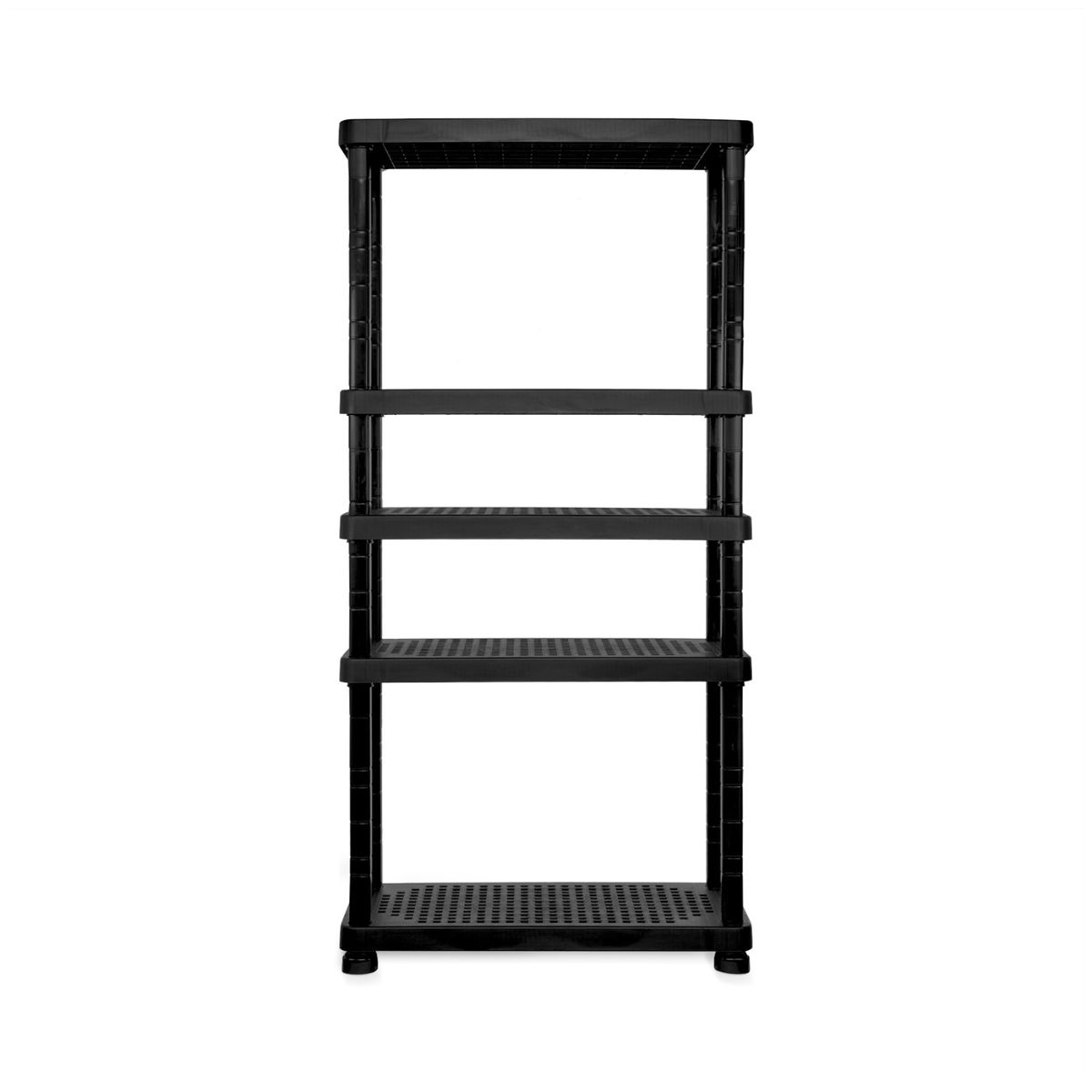 QRUBBER - Estantería Modular Modelo Superforte 5 Niveles Color Negro - MQ