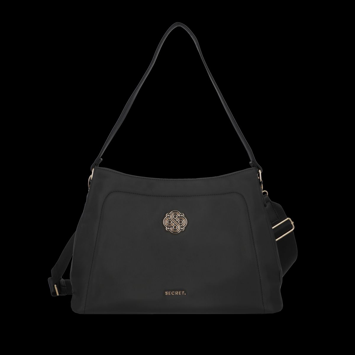 SECRET - Cartera Galicia Grande Black