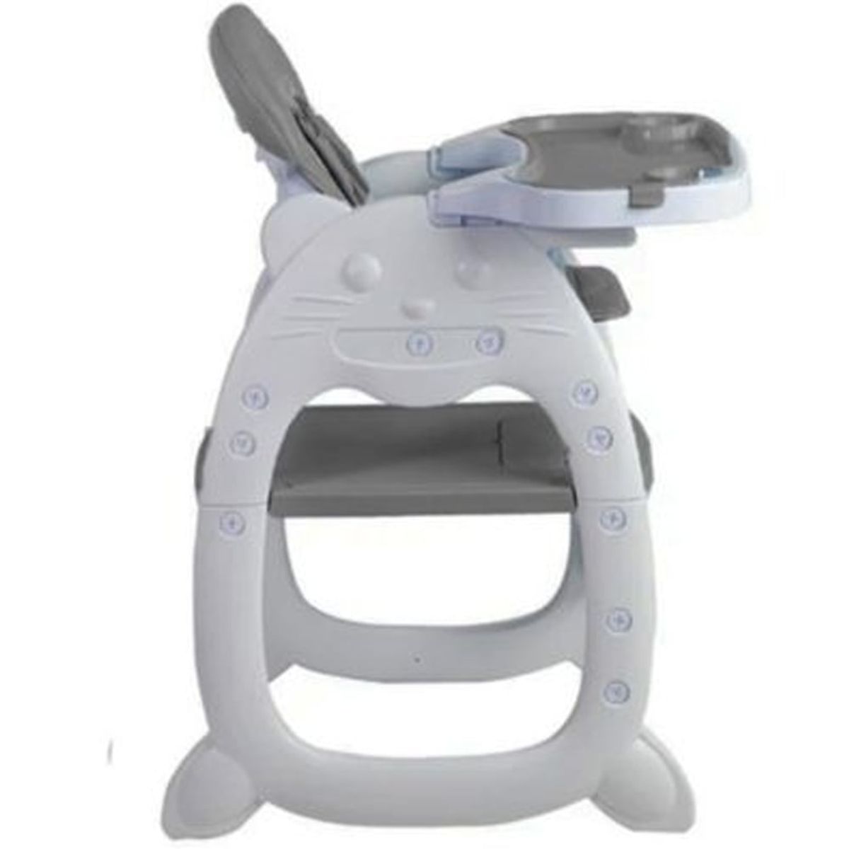 VOYAGE - Silla de Comer Gato 3 en 1 Gris